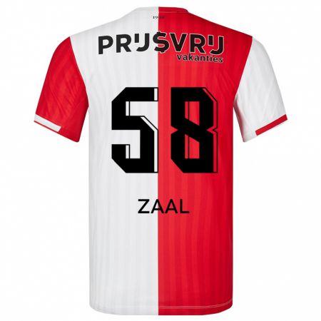 Kandiny Damen Timo Zaal #58 Rot-Weiss Heimtrikot Trikot 2023/24 T-Shirt