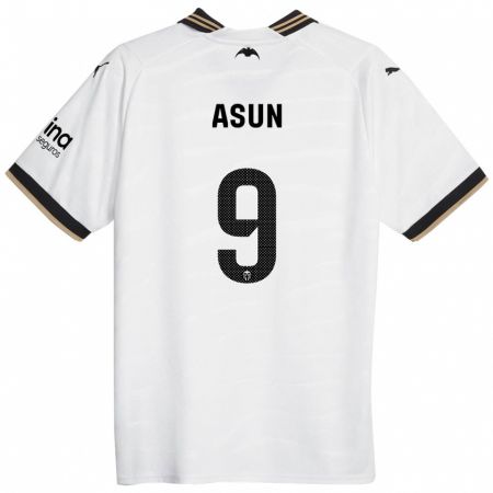 Kandiny Damen Asun #9 Weiß Heimtrikot Trikot 2023/24 T-Shirt