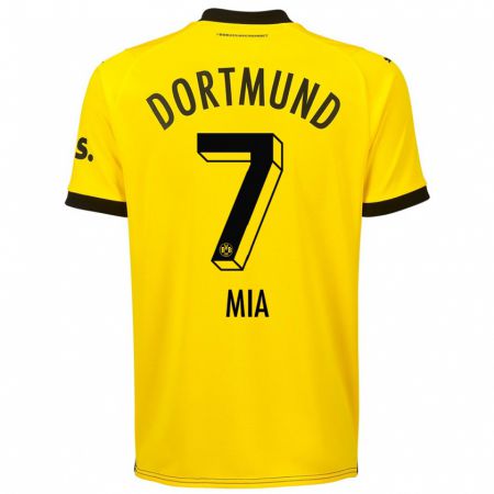 Kandiny Damen Zschocke Mia #7 Gelb Heimtrikot Trikot 2023/24 T-Shirt