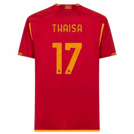 Kandiny Damen Thaisa #17 Rot Heimtrikot Trikot 2023/24 T-Shirt