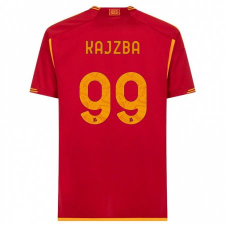 Kandiny Damen Nina Kajzba #99 Rot Heimtrikot Trikot 2023/24 T-Shirt