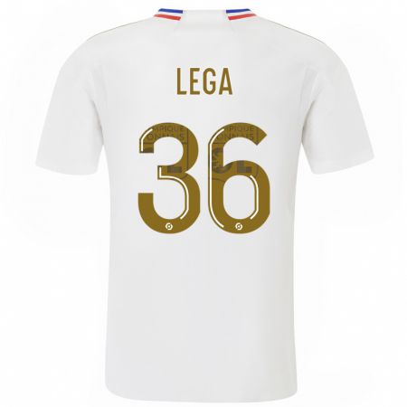 Kandiny Damen Sekou Lega #36 Weiß Heimtrikot Trikot 2023/24 T-Shirt