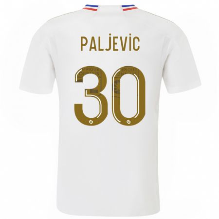 Kandiny Damen Alyssia Paljevic #30 Weiß Heimtrikot Trikot 2023/24 T-Shirt