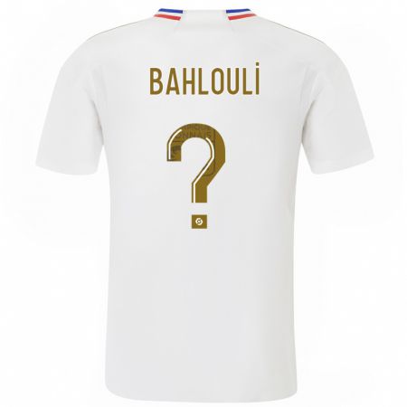 Kandiny Damen Djibrail Bahlouli #0 Weiß Heimtrikot Trikot 2023/24 T-Shirt