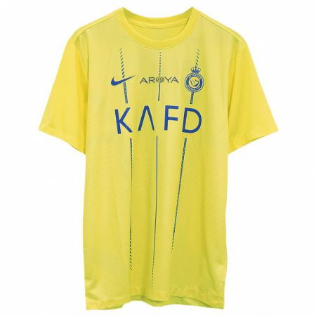 Kandiny Damen Aymeric Laporte #27 Gelb Heimtrikot Trikot 2023/24 T-Shirt