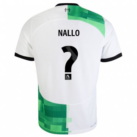 Kandiny Damen Amara Nallo #0 Weiß Grün Auswärtstrikot Trikot 2023/24 T-Shirt