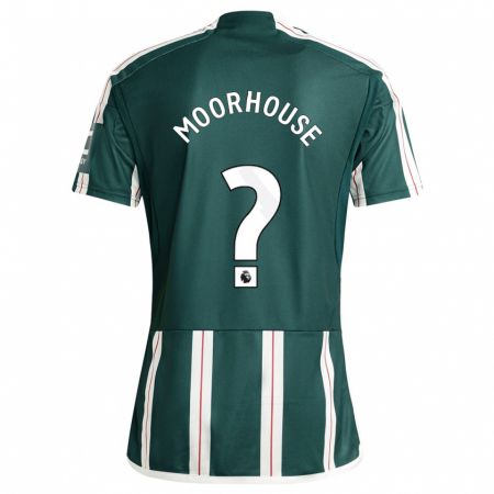 Kandiny Damen Jack Moorhouse #0 Dunkelgrün Auswärtstrikot Trikot 2023/24 T-Shirt