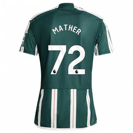 Kandiny Damen Sam Mather #72 Dunkelgrün Auswärtstrikot Trikot 2023/24 T-Shirt