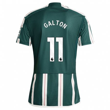 Kandiny Damen Leah Galton #11 Dunkelgrün Auswärtstrikot Trikot 2023/24 T-Shirt