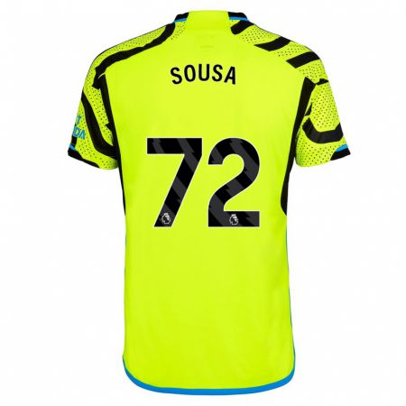 Kandiny Damen Lino Sousa #72 Gelb Auswärtstrikot Trikot 2023/24 T-Shirt