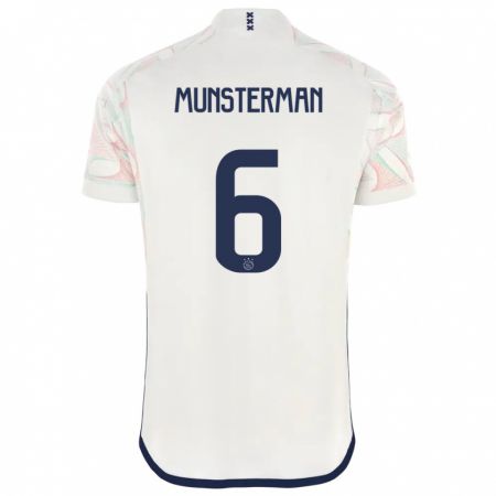 Kandiny Damen Marthe Munsterman #6 Weiß Auswärtstrikot Trikot 2023/24 T-Shirt
