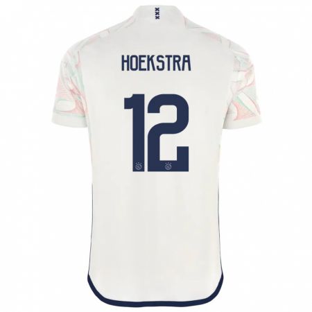 Kandiny Damen Isabelle Hoekstra #12 Weiß Auswärtstrikot Trikot 2023/24 T-Shirt