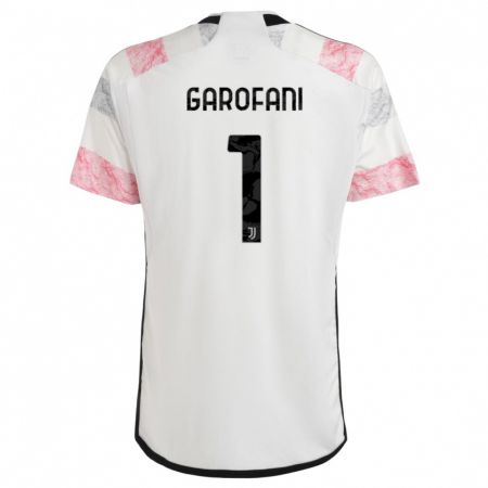 Kandiny Damen Giovanni Garofani #1 Weiß Rosa Auswärtstrikot Trikot 2023/24 T-Shirt