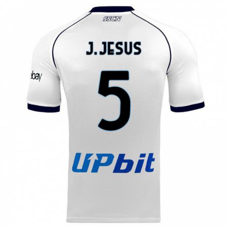 Kandiny Damen Juan Jesus #5 Weiß Auswärtstrikot Trikot 2023/24 T-Shirt