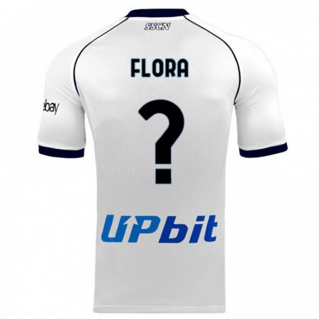 Kandiny Damen Massimiliano Flora #0 Weiß Auswärtstrikot Trikot 2023/24 T-Shirt