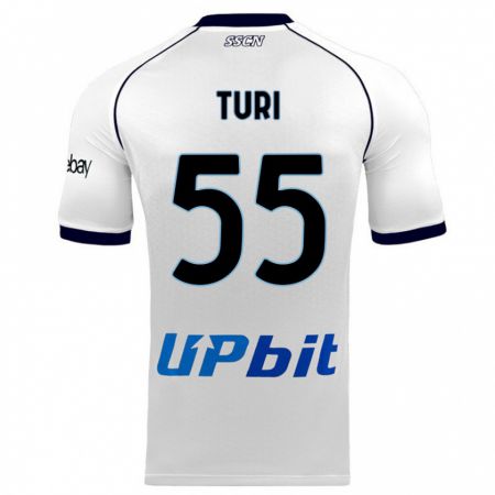 Kandiny Damen Claudio Turi #55 Weiß Auswärtstrikot Trikot 2023/24 T-Shirt