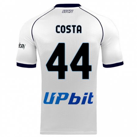 Kandiny Damen Filippo Costa #44 Weiß Auswärtstrikot Trikot 2023/24 T-Shirt