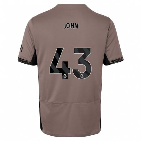 Kandiny Damen Nile John #43 Dunkelbeige Ausweichtrikot Trikot 2023/24 T-Shirt