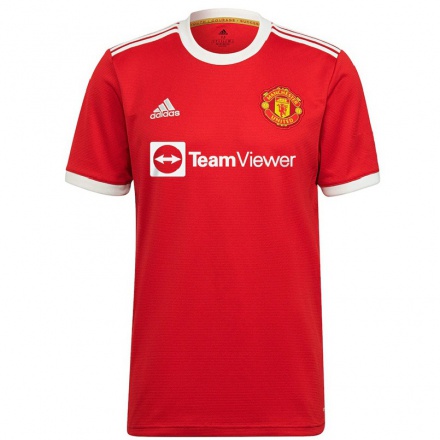Kinder Fußball Eric Bailly #3 Rot Heimtrikot Trikot 2021/22 T-shirt