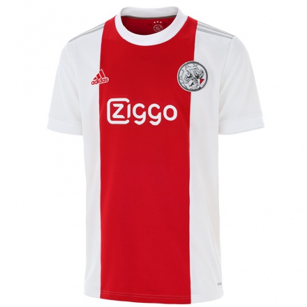 Kinder Fußball Liam Van Gelderen #0 Rot-weiss Heimtrikot Trikot 2021/22 T-shirt
