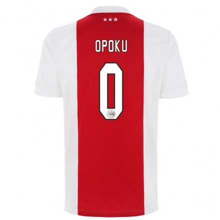Kinder Fußball Carlos Opoku #0 Rot-weiss Heimtrikot Trikot 2021/22 T-shirt