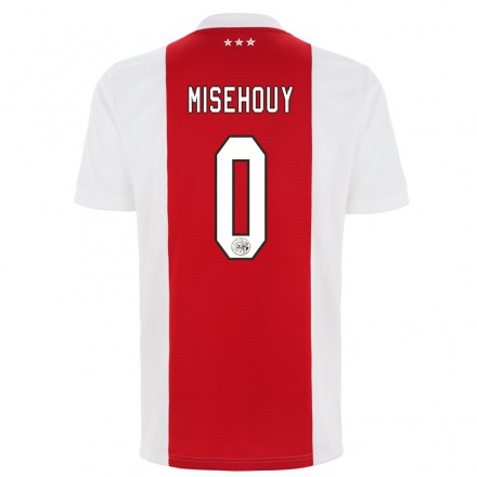 Kinder Fußball Gabriel Misehouy #0 Rot-Weiss Heimtrikot Trikot 2021/22 T-Shirt