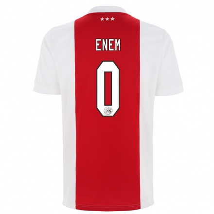 Kinder Fußball Jay Enem #0 Rot-Weiss Heimtrikot Trikot 2021/22 T-Shirt