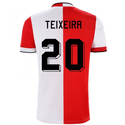 Kinder Fußball Joao Carlos Teixeira #20 Rot-Weiss Heimtrikot Trikot 2021/22 T-Shirt