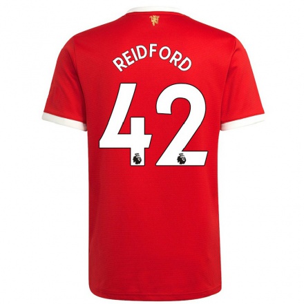 Kinder Fußball Izzy Reidford #42 Rot Heimtrikot Trikot 2021/22 T-shirt
