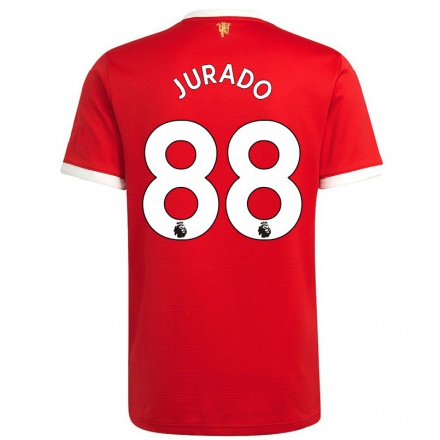 Kinder Fußball Marc Jurado #88 Rot Heimtrikot Trikot 2021/22 T-Shirt