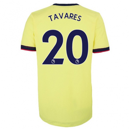 Kinder Fußball Nuno Tavares #20 Rot-weiss Heimtrikot Trikot 2021/22 T-shirt