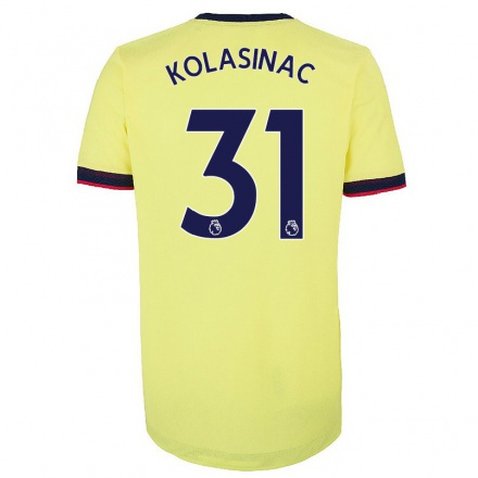 Kinder Fußball Sead Kolasinac #31 Rot-weiss Heimtrikot Trikot 2021/22 T-shirt