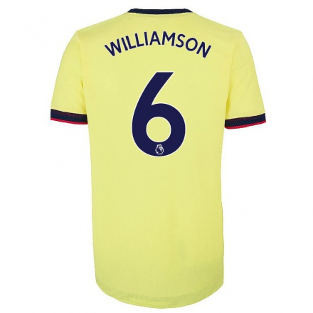 Kinder Fußball Leah Williamson #6 Rot-weiss Heimtrikot Trikot 2021/22 T-shirt