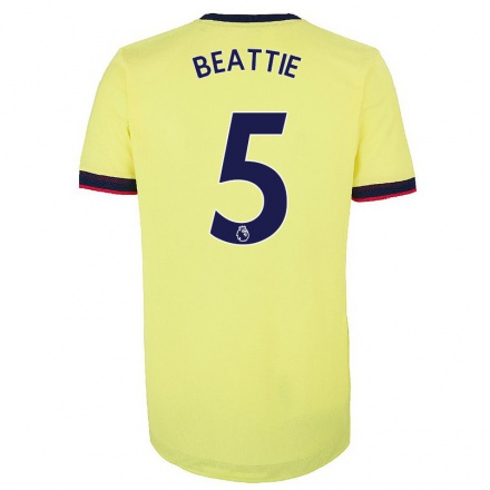 Kinder Fußball Jennifer Beattie #5 Rot-Weiss Heimtrikot Trikot 2021/22 T-Shirt