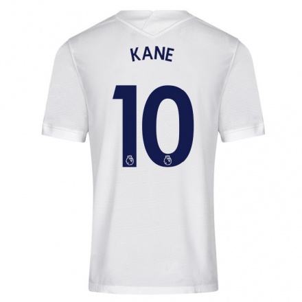 Kinder Fußball Harry Kane #10 Weiß Heimtrikot Trikot 2021/22 T-shirt