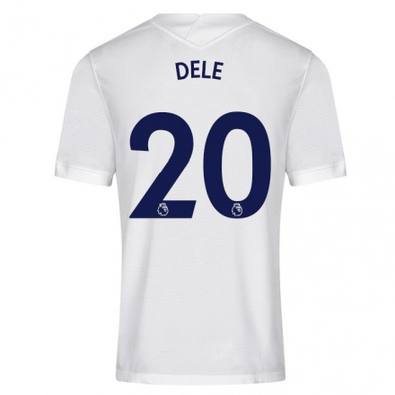 Kinder Fußball Dele Alli #20 Weiß Heimtrikot Trikot 2021/22 T-Shirt