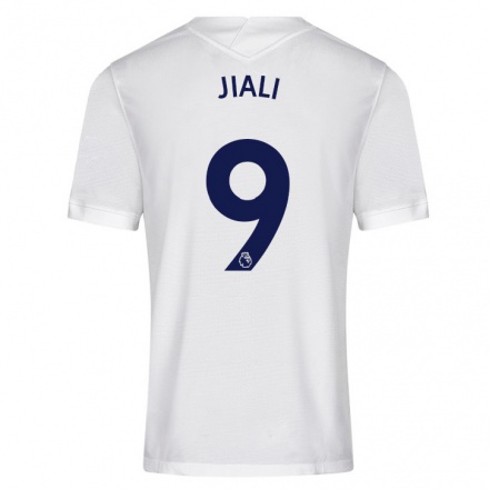 Kinder Fußball Tang Jiali #9 Weiß Heimtrikot Trikot 2021/22 T-Shirt