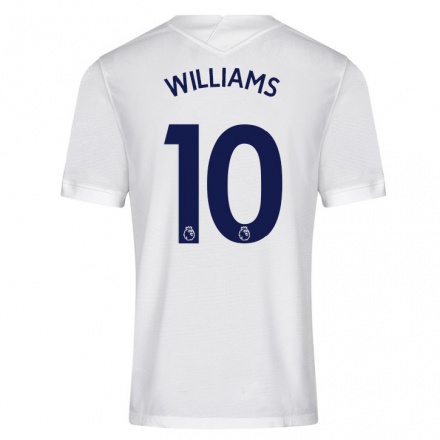 Kinder Fußball Rachel Williams #10 Weiß Heimtrikot Trikot 2021/22 T-shirt