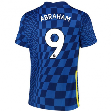 Kinder Fußball Tammy Abraham #9 Dunkelblau Heimtrikot Trikot 2021/22 T-shirt