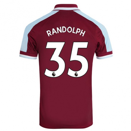 Kinder Fußball Darren Randolph #35 Kastanienbraun Heimtrikot Trikot 2021/22 T-Shirt