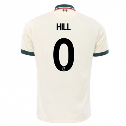 Kinder Fußball Thomas Hill #0 Beige Auswärtstrikot Trikot 2021/22 T-shirt