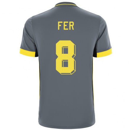 Kinder Fußball Leroy Fer #8 Grad Schwarz Auswärtstrikot Trikot 2021/22 T-Shirt