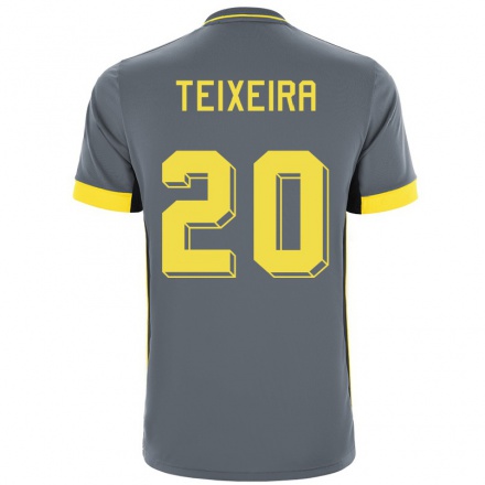 Kinder Fußball Joao Carlos Teixeira #20 Grad Schwarz Auswärtstrikot Trikot 2021/22 T-Shirt