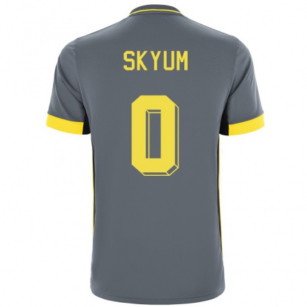 Kinder Fußball Levi Skyum #0 Grad Schwarz Auswärtstrikot Trikot 2021/22 T-Shirt