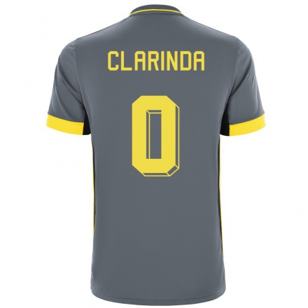 Kinder Fußball Lugene Clarinda #0 Grad Schwarz Auswärtstrikot Trikot 2021/22 T-Shirt