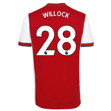 Kinder Fußball Joe Willock #28 Gelb Auswärtstrikot Trikot 2021/22 T-shirt