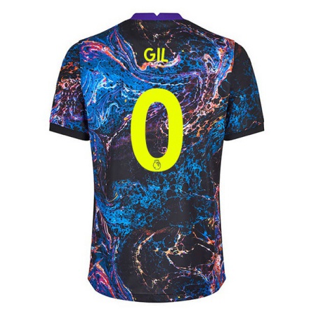 Kinder Fußball Bryan Gil #0 Mehrfarbig Auswärtstrikot Trikot 2021/22 T-shirt