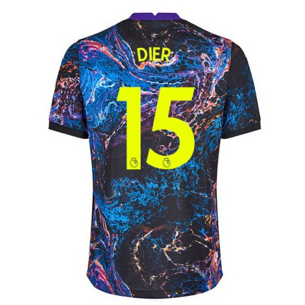 Kinder Fußball Eric Dier #15 Mehrfarbig Auswärtstrikot Trikot 2021/22 T-shirt