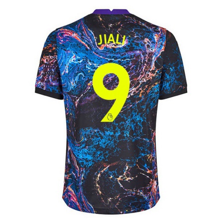 Kinder Fußball Tang Jiali #9 Mehrfarbig Auswärtstrikot Trikot 2021/22 T-Shirt