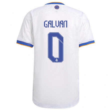 Kinder Fußball Augusto Galvan #0 Weiß Heimtrikot Trikot 2021/22 T-Shirt